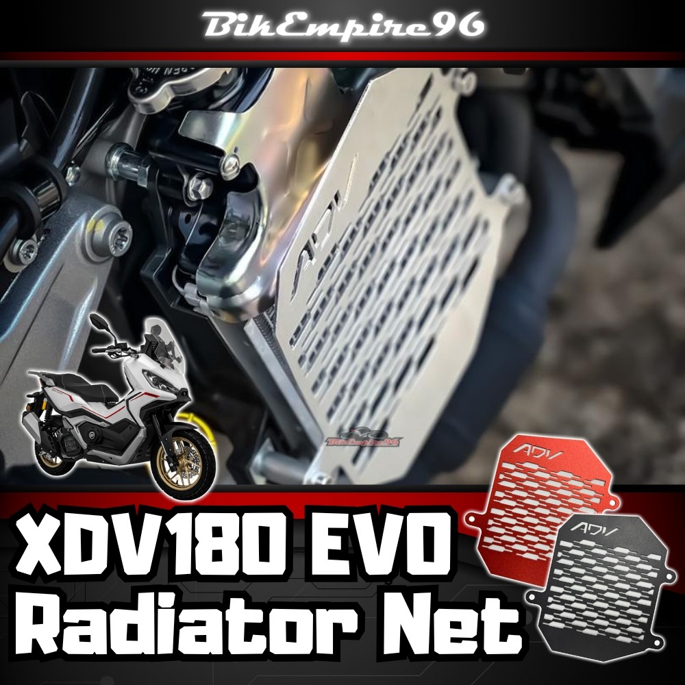 XDV180 Evo หม้อน้ําฝาครอบหม้อน้ําสุทธิหม้อน้ํากระจังหน้าสุทธิ Coolant ฝาครอบสุทธิสําหรับ Keeway XDV1