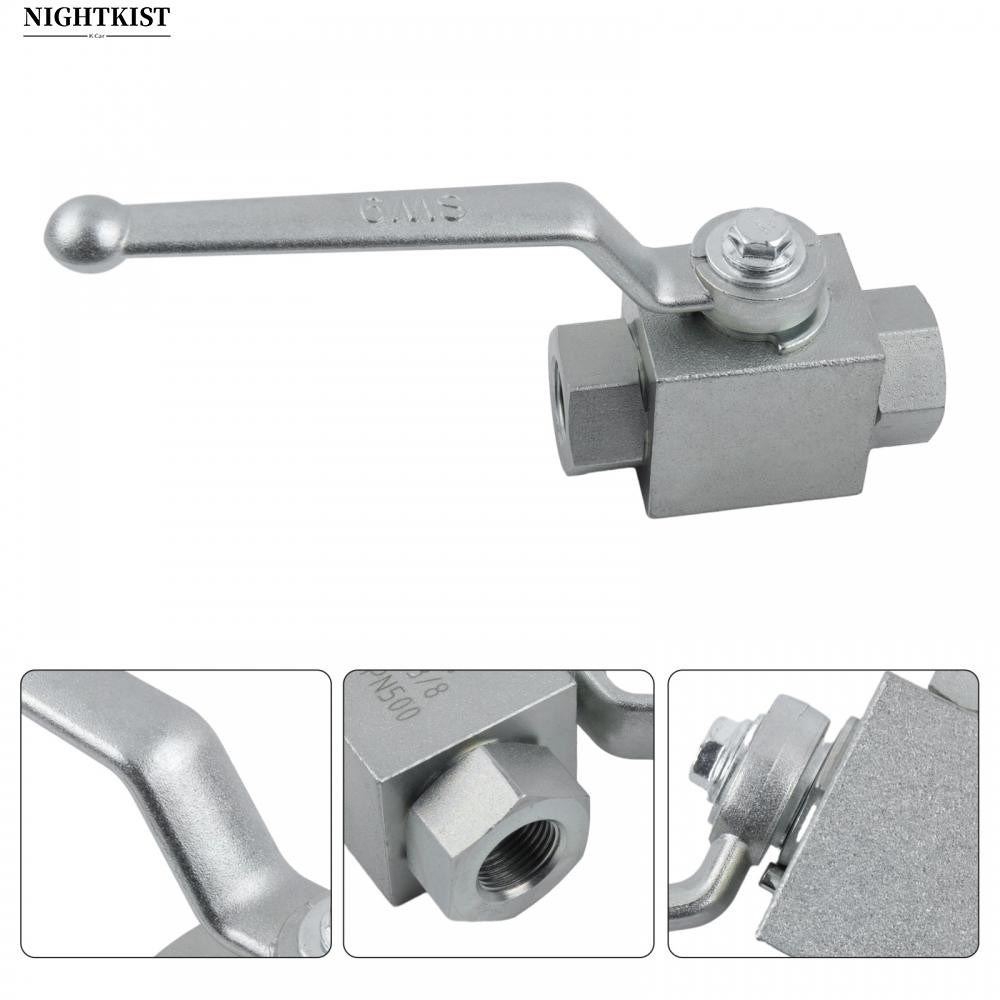 High Pressure 2 Way Ball Valve 1/4 to 1 500 Bar MWP Carbon Steel Material