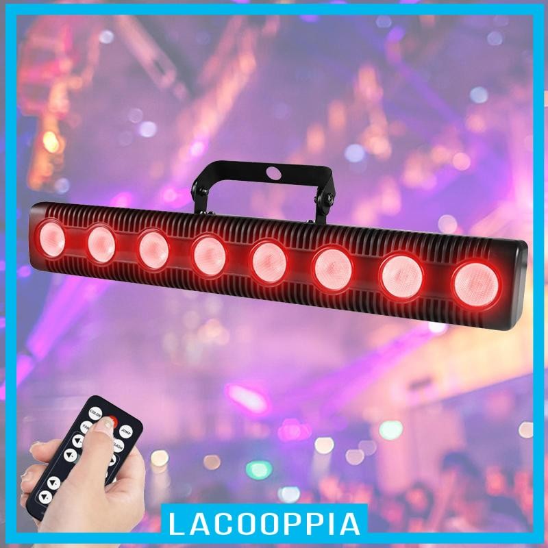 [Lacooppia] แถบไฟ LED 8 LED Rgbw แถบไฟล้างผนังสําหรับงานแต่งงานฮาโลวีน
