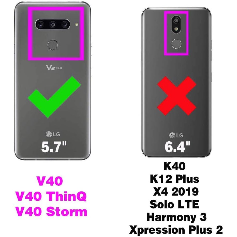 Asuwish เคสโทรศัพท์สําหรับ LG V40 ThinQ ฝาครอบ Hybrid ทนทานกันกระแทก Hard Drop Proof Full Body ป้องก