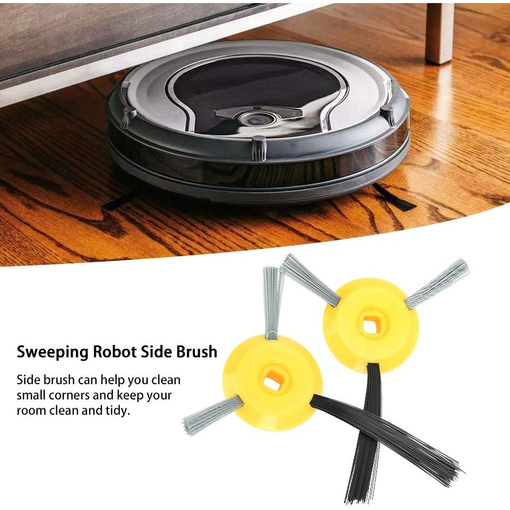 TOPINCN แปรงด้านข้างกวาดสําหรับ Shark RV750 RV700 หุ่นยนต์ในครัวเรือนแปรงด้านข้างอุปกรณ์เสริม PV9G