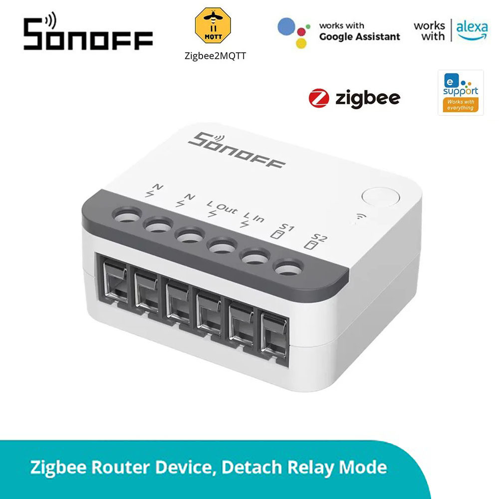 Sonoff ZBMINIR2 ZigBee โทรศัพท์มือถือควบคุมเสียง All the Way สมาร์ทโมดูลเปิด-ปิด 4.6