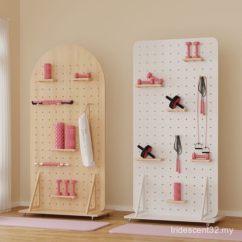 ฟรี ShippingWindSing ไม้ Pegboard ขาตั้งจอแสดงผลและรอกขนาดใหญ่ Pegboard Organizer สําหรับ Planter หม