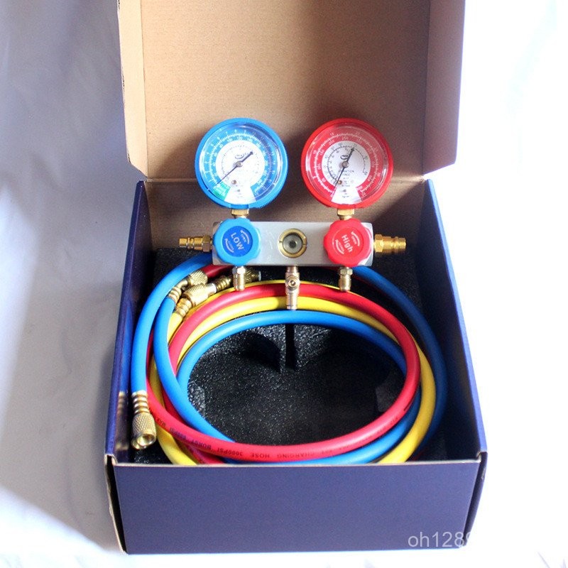 Dual เมตรวาล์ว Plus เครื่องปรับอากาศโดยไม่ต้องสารทําความเย็นเมตรการเชื่อมต่อรถ 2A26R134 ฟลูออไรด์เมต