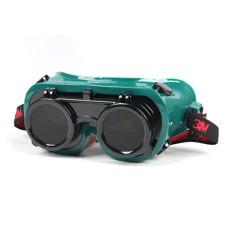 3M 10197 แว่นตาเชื่อม Clamshell Goggles Anti-Strong Light ทองแดงเชื่อมแก๊สตัดดีบุกเชื่อมทํางานคุ้มคร