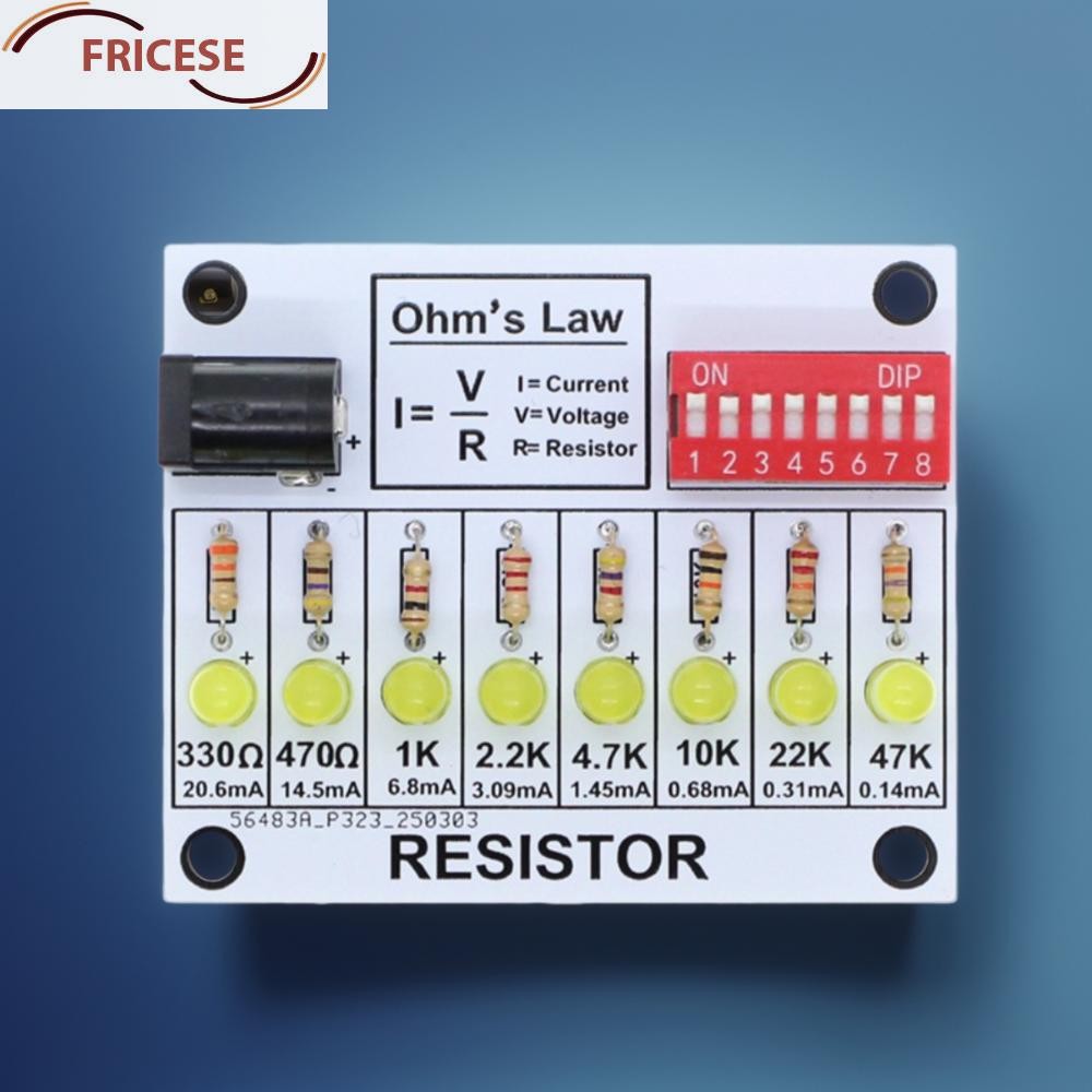 Ohm Law Soldering Practice Kit DIY Electronic Circuit Project Resistor Learning Board Learning Elect