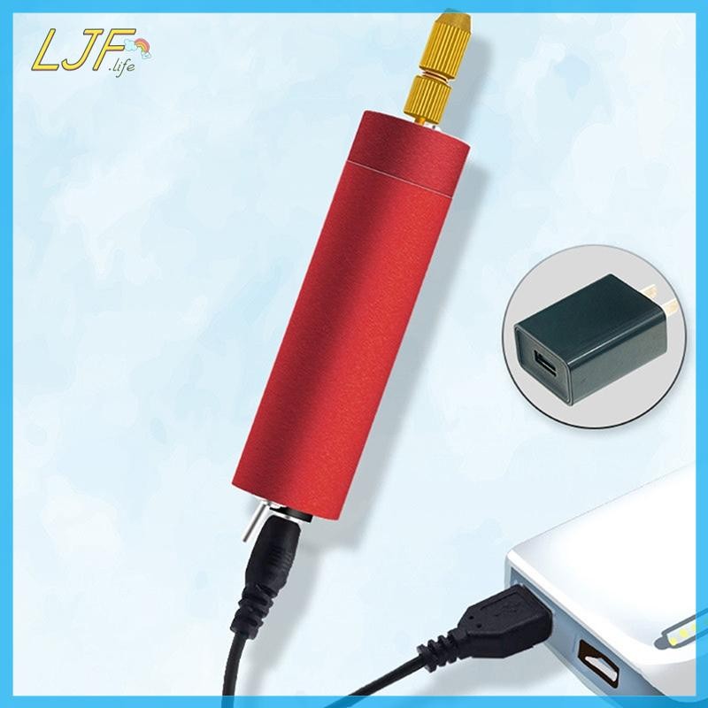 LJF Micro Electric Aluminium Portable Handheld Drills Resin Drill Bits Puncher Tools TH