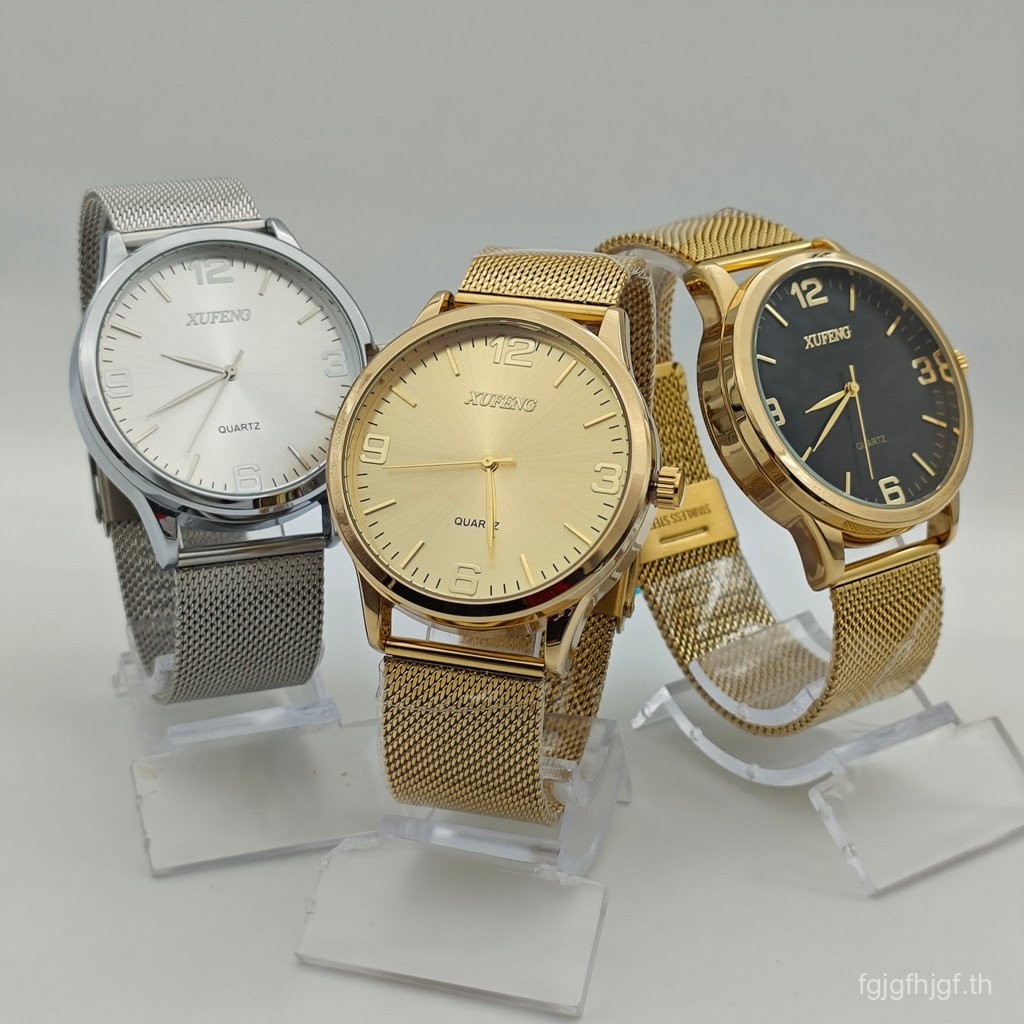 Xufeng Watch Gold Line Original Mens Womens Waterproof Fashion Luxury Gift Box 3121