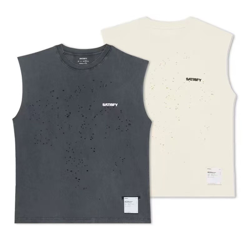 SATISFY running MothTech Muscle เสื้อยืดแขนสั้น