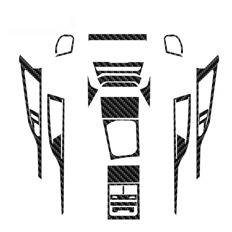 สําหรับ BMW G14 G15 G16 Series 8 2019-2023 ภายในรถคาร์บอน fibre ฟิล์ม 5D PET คอนโซลกลาง Anti scratch