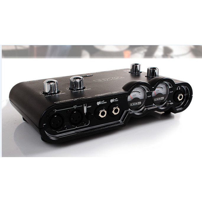 LINE6 POD Studio UX2 อินเทอร์เฟซเสียงระดับมืออาชีพ 4 In 2 Out กีตาร์ไฟฟ้าการ์ดเสียงเฉพาะ