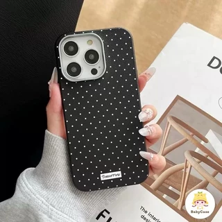 เคสไอโฟน 15 สำหรับ iPhone 12 16 13 11 14 Pro Max 7 16 8 15 14 Plus X XR XS Max ฝาครอบพื้นผิวมันวาว โพลก้า ขั้นสูงขั้นสูง