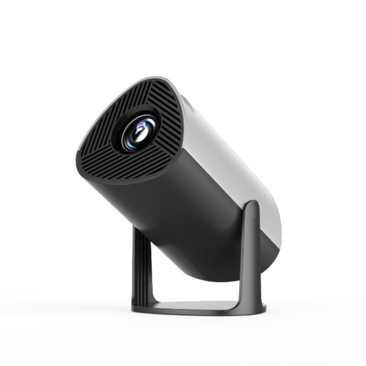 Cross-Border HY300 สามเหลี่ยม Barrel โปรเจคเตอร์ 1080P HD 4K Android HY300 โปรเจคเตอร์กลางแจ้งในครัว