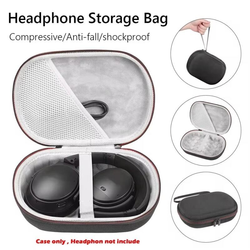 สําหรับ bose QC35 II หูฟัง Hard Travel Storage Case กระเป๋าถือกระเป๋าสําหรับ Bose QuietComfort 35, Q
