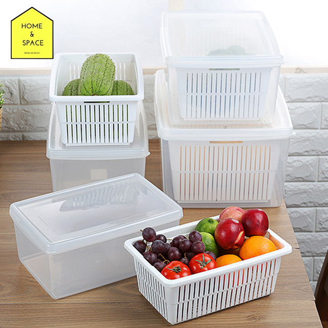 กล่องถนอมอาหาร พร้อมตะกร้า แบรนด์ Keyway รุ่น LM03 , LM02 , LM01 , LMA1