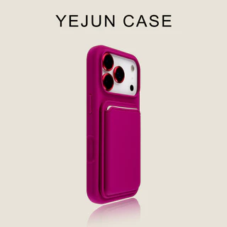 แฟชั่น Candy กระเป๋าสตางค์บัตรเครดิตสล็อตกลับแม่เหล็กเคสโทรศัพท์สําหรับ iPhone 17 Air 11 12 13 14 15 16 Pro Max กรณีกันชนฝาครอบ