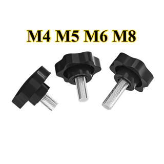 น็อต ลูกบิด ด้ามจับ มือหมุนดอกไม้ M4M5M6M8/STAR GRIP KNOB BOLT