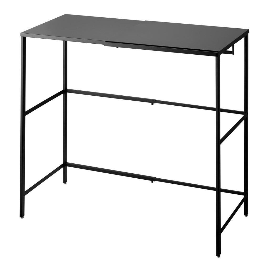 【Delivery fr Japan】山崎実業(Yamazaki) กระเป๋าเดินทางแบบยืดหยุ่น สีดำ ขนาดประมาณ W51～92×D48×H85cm Tower ต