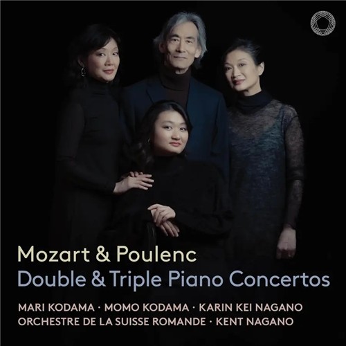 Mari Kodama, Momo Kodama, Karin Nagano - Mozart & Poulenc - คอนเสิร์ตเปียโน Double & Triple (SACD)