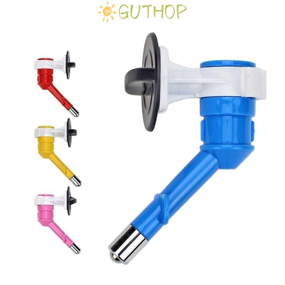 GUTHOP ตู้กดน้ําสัตว์เลี้ยง, อุปกรณ์สัตว์เลี้ยงสแตนเลสขวดดื่ม, หัวฉีดแขวนอัตโนมัติที่สร้างสรรค์หัวดื่มติดลูกบอล
