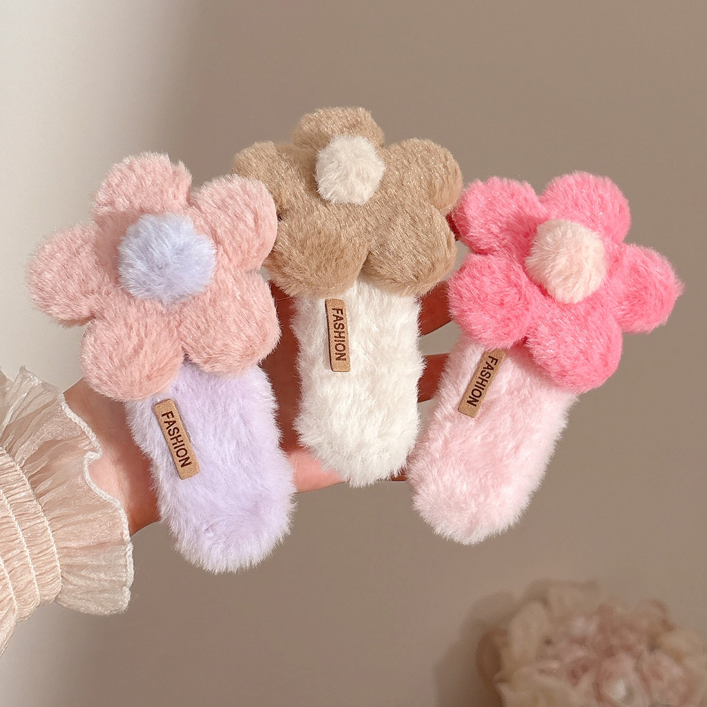 กิ๊บติดผมสำหรับเด็กผู้หญิง แบบสวมศีรษะ ขนาดใหญ่ เหมาะสำหรับฤดูหนาว