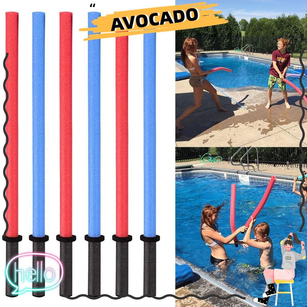 AVOCAR Pool Noodles Foam Light Saber Toy, Foam Party Favors Pool Noodle Stick, Long Foam Toy Kids