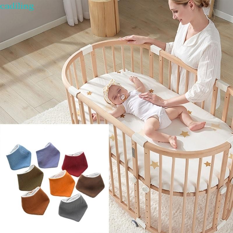 Cadiling Bib สําหรับทารกแรกเกิด Drooling Bib ผ้าฝ้าย Burp ผ้าคอผ้าพันคอสบาย