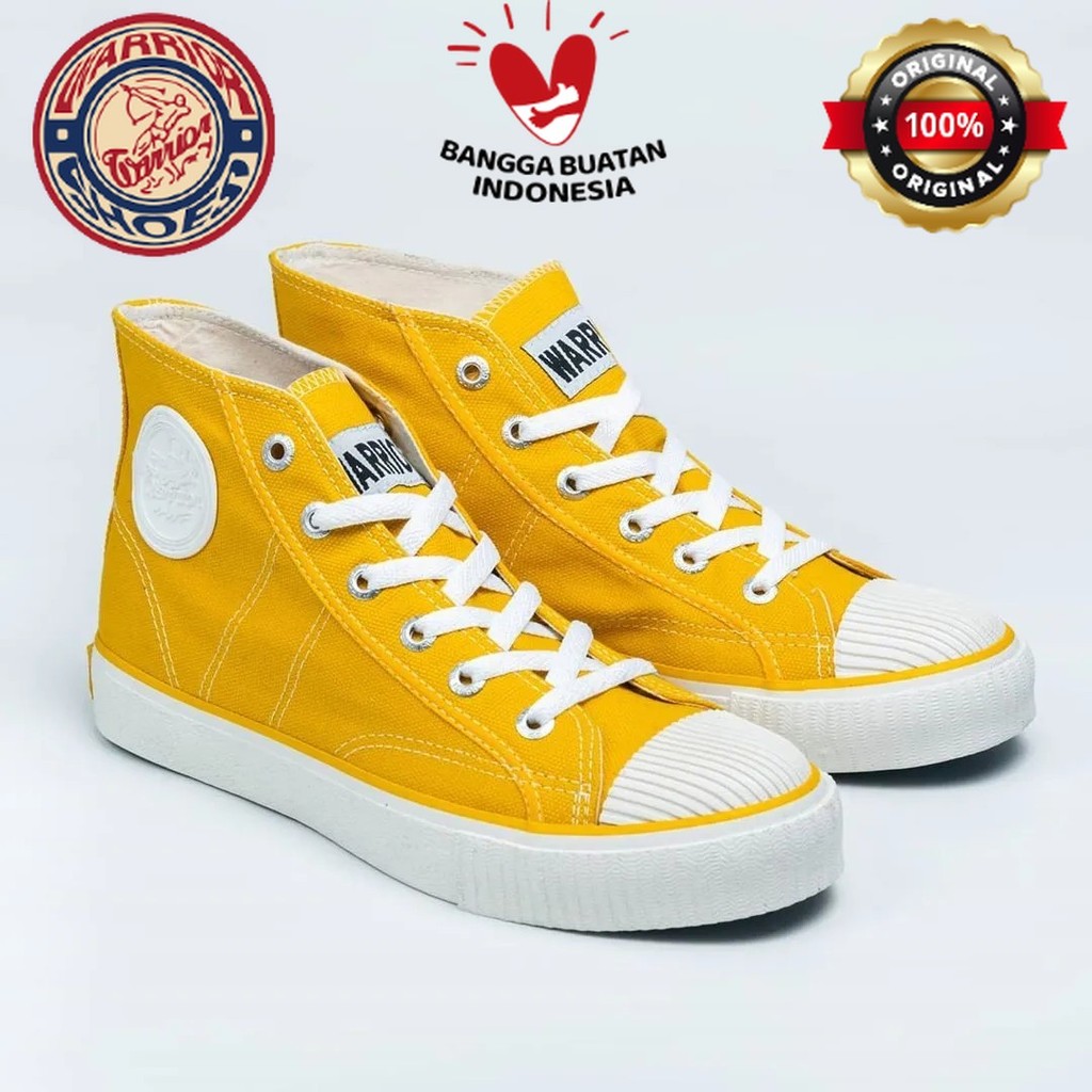 Warrior Classic HC Yellow Original รองเท้าผ้าใบลําลองสําหรับบุรุษและสตรี