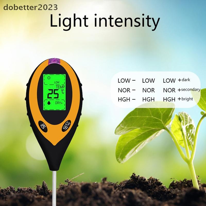 [DB] Soil Ph Meter Tester Soil Tester Ph Moisture Meter อุณหภูมิแสงแดดการวัดความเข้มการวิเคราะห์การท