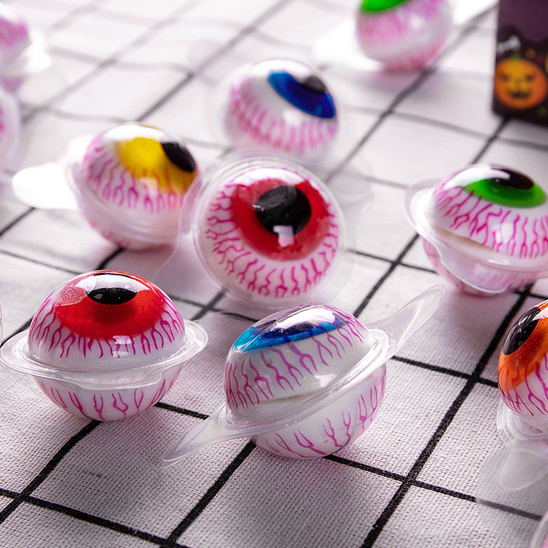 Gummy Gummy Halloween Eyeball Candy Gummy 3D Eye Candy Tricky Eyeball Gummy Candy Bulk Shipping
