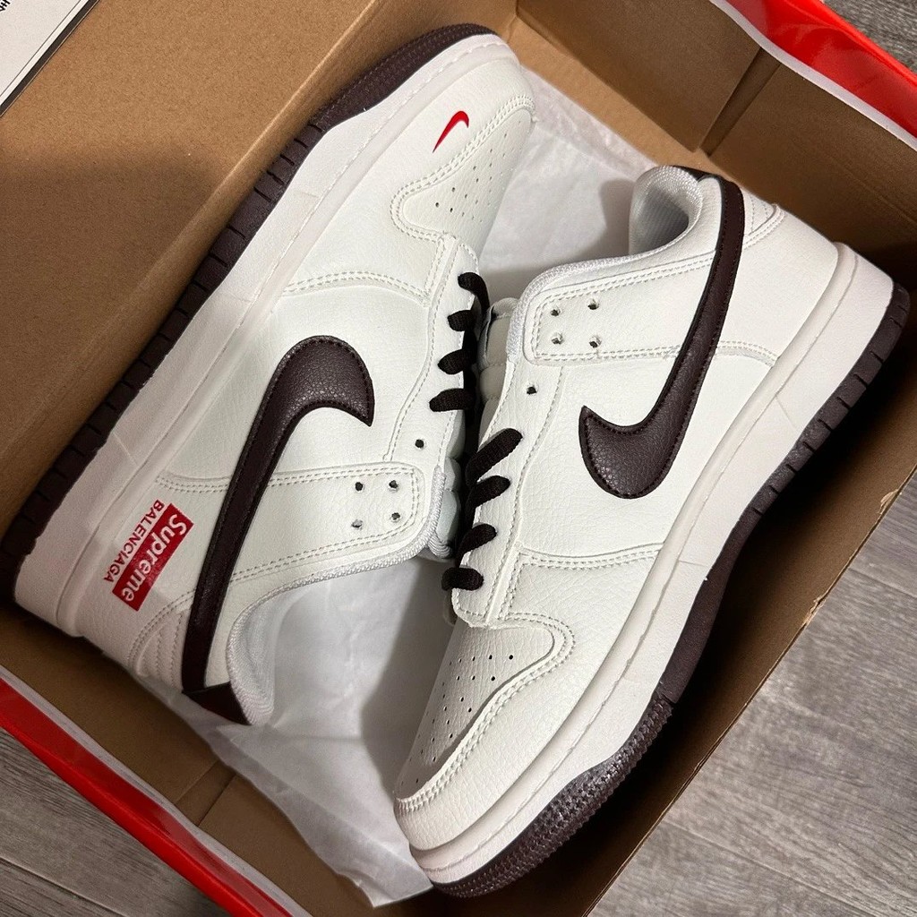 78 จัดส่งฟรี NikeSBDunkLowSB Co-Branded Milk Coffee รหัสหมายเลข 36-44 ผู้ชายผู้หญิงพร้อมสต็อก