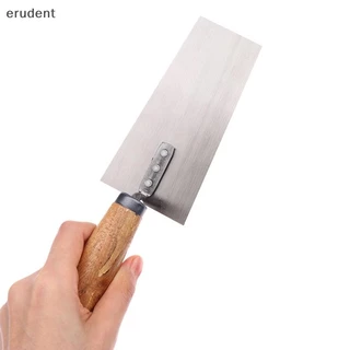 Erudent 1PCS Float Margin Trowel ถังเหล็กแมงกานีส Putty มีดอิฐ Gauging Wall Plastering มีดเครื่องมือใหม่