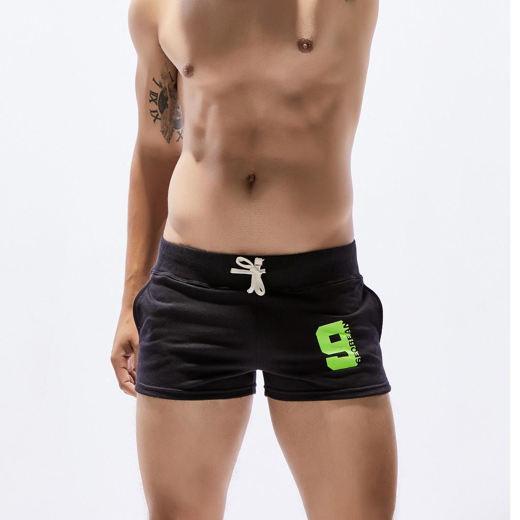 SEOBEAN กางเกงสำหรับออกกำลังกายและฟิตเนส สไตล์กลางแจ้งสำหรับชายหาด สำหรับผู้ชาย