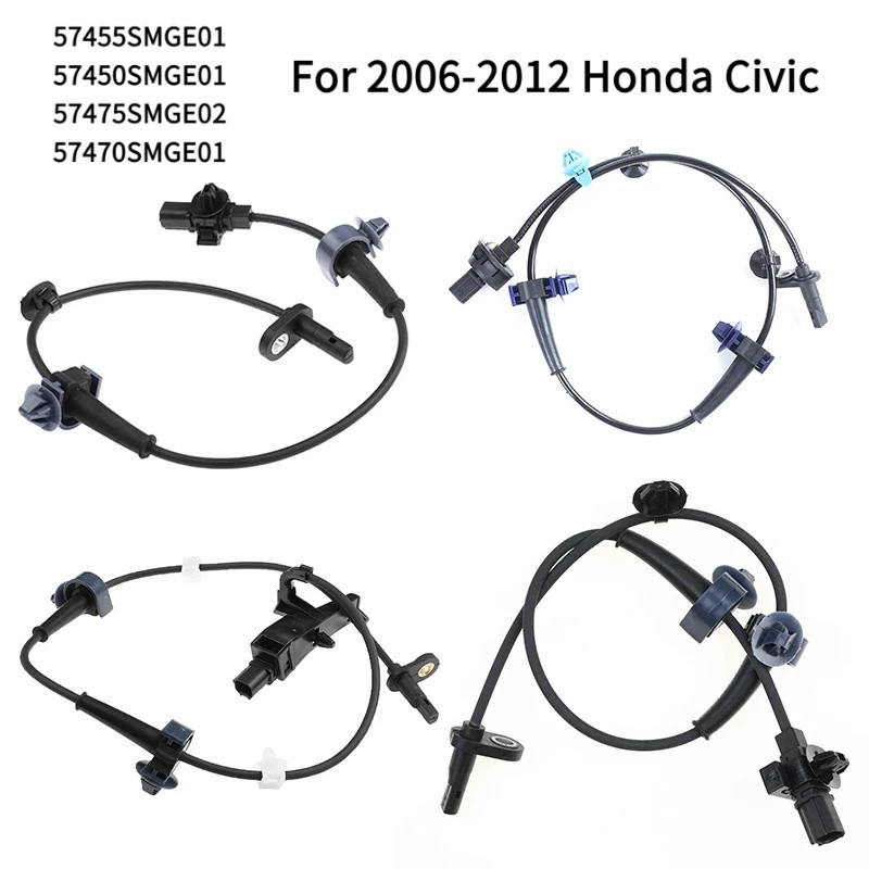 เซ็นเซอร์ความเร็วล้อ ABS ด้านหน้าด้านหลังสําหรับ 2006-2012 Honda Civic VIII 57470-SMG-E02 57455SMGE0
