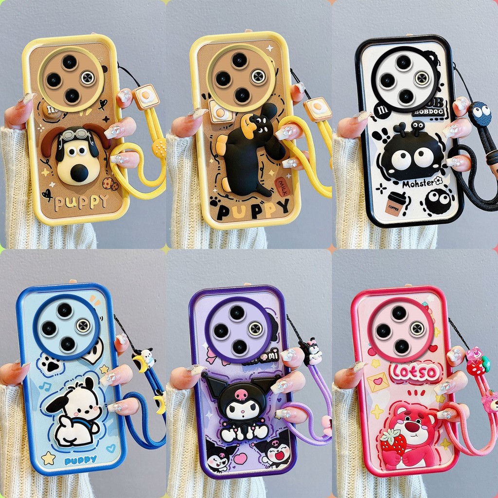 เคส TECNO SPARK 30C เคสโทรศัพท์ตุ๊กตาสติ๊กเกอร์น่ารัก