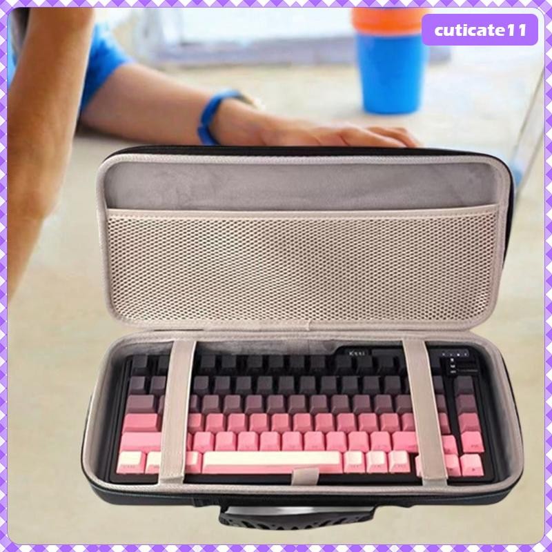 [Cuticate1] กระเป๋าเก็บคีย์บอร์ดกล่องเก็บของแบบพกพาสําหรับ K75 Pro RGB 75% K75 Lite