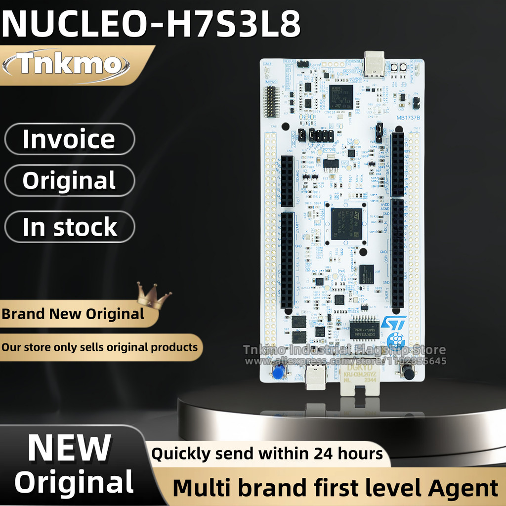 1 ชิ้น/ล็อต Tnkmo NUCLEO-H7S3L8 The STM32H7R3L9 บอร์ดพัฒนาใช้ STM32H7R3L9 microcontroller 100% จุดให