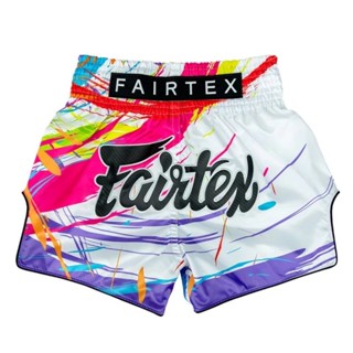 กางเกงขาสั้นมวยไทย Fairtex สำหรับการแข่งขันและฝึกซ้อม เหมาะส…