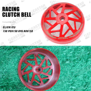 เฉพาะกระโหลกครัช Lead Giorno Click125/150 Pcx150 Adv150 Gy6 กระดิ่งคลัชซิ่ง / ฝาครอบคลัช สไตล์แกะสลัก (สีแดง)