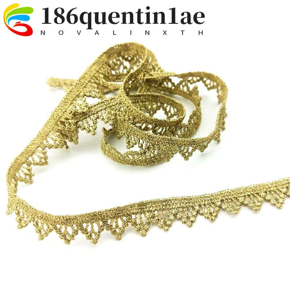 QUENTIN1AE ริบบิ้นลูกไม้ DIY 1 หลาคอสเพลย์งานแต่งงานหัตถกรรมสําหรับการแสดงบนเวที