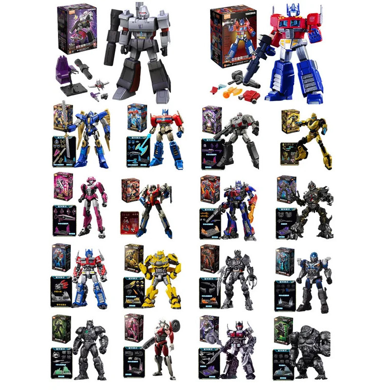 Original Blokees Transformation Optimus Prime Megatron Starscream Sentinel Prime Bumblebee Arcee Act