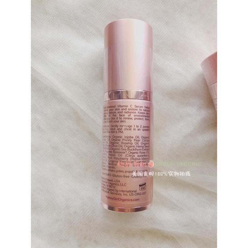 สต็อกพร้อม!อเมริกันทั้งอาหาร Zhang Yuqi แนะนํา honeygirl เอสเซ้นส์ดอกกุหลาบออร์แกนิกธรรมชาติ