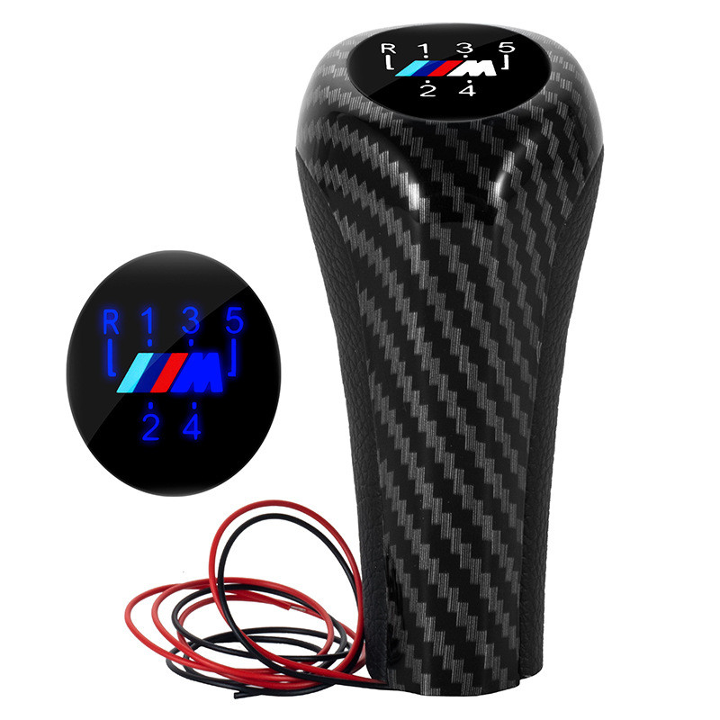 เหมาะสําหรับ BMW BMW E30E60E84 รถเกียร์คู่มือส่องสว่าง 56-Speed Shift Handball เกียร์จับรถอุปกรณ์เสร
