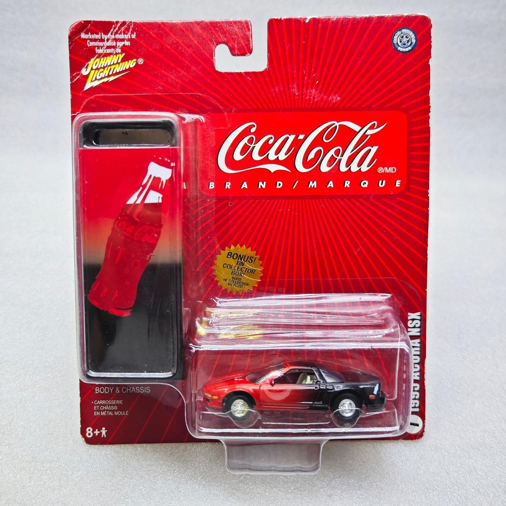 Johnny 1: 64 1995 ACURA NSX Coca-Cola โมเดลรถอัลลอยของขวัญ
