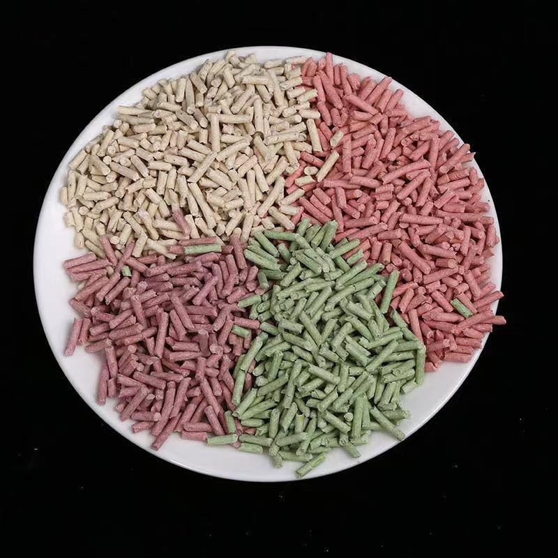 Pcat A10 ทรายแมวเต้าหู้ 4ชิ้น ออร์แกนิค100% ผลิตจากกากถั่วเหลืองธรรมชาติ ทรายแมว Cat Litter 6L ทรายแ