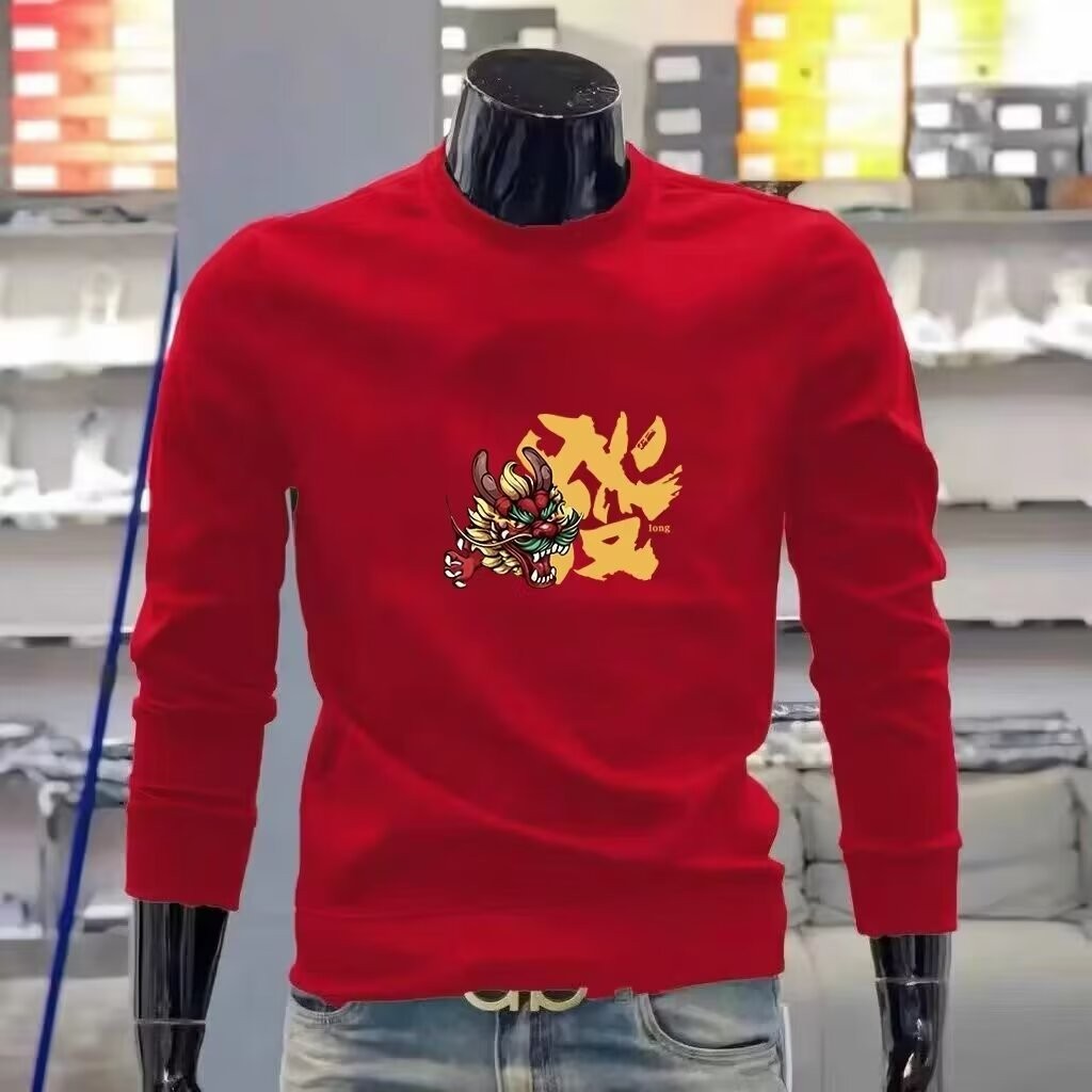 COD 2025W-020 Huamian Sweatshirt 350g Black White Red M-5XL P22new23 GYSC