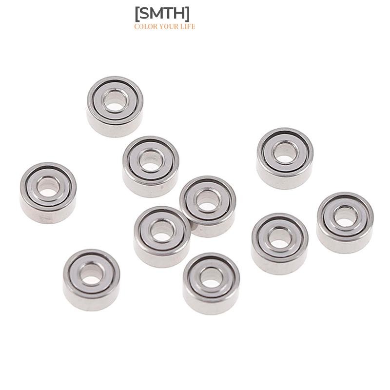 [SMTH] 10 ชิ้น 681XZZ 1.5x4x2 มิลลิเมตรเปิดแบริ่งขนาดเล็ก ball mini hand bearing spinner สต็อกใหม่