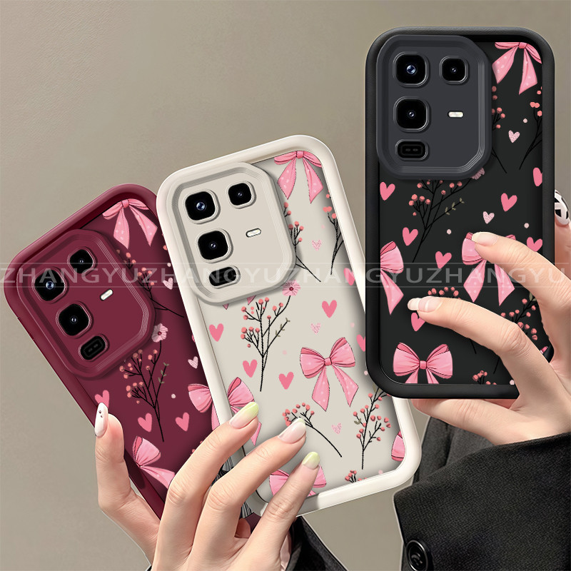 เหมาะสําหรับ infinix NOTE 50S 50 50X PRO PLUS 5G เคสโทรศัพท์ New สาขาโบว์ lprotective พร้อมความงามปก