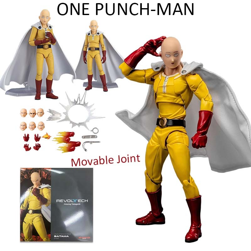 ONE PUNCH-MAN Figma 310#Saitama คอลเลกชันรูปการกระทําไซตามะที่สามารถเคลื่อนย้ายร่วมรุ่นของเล่นคอลเลกชัน
