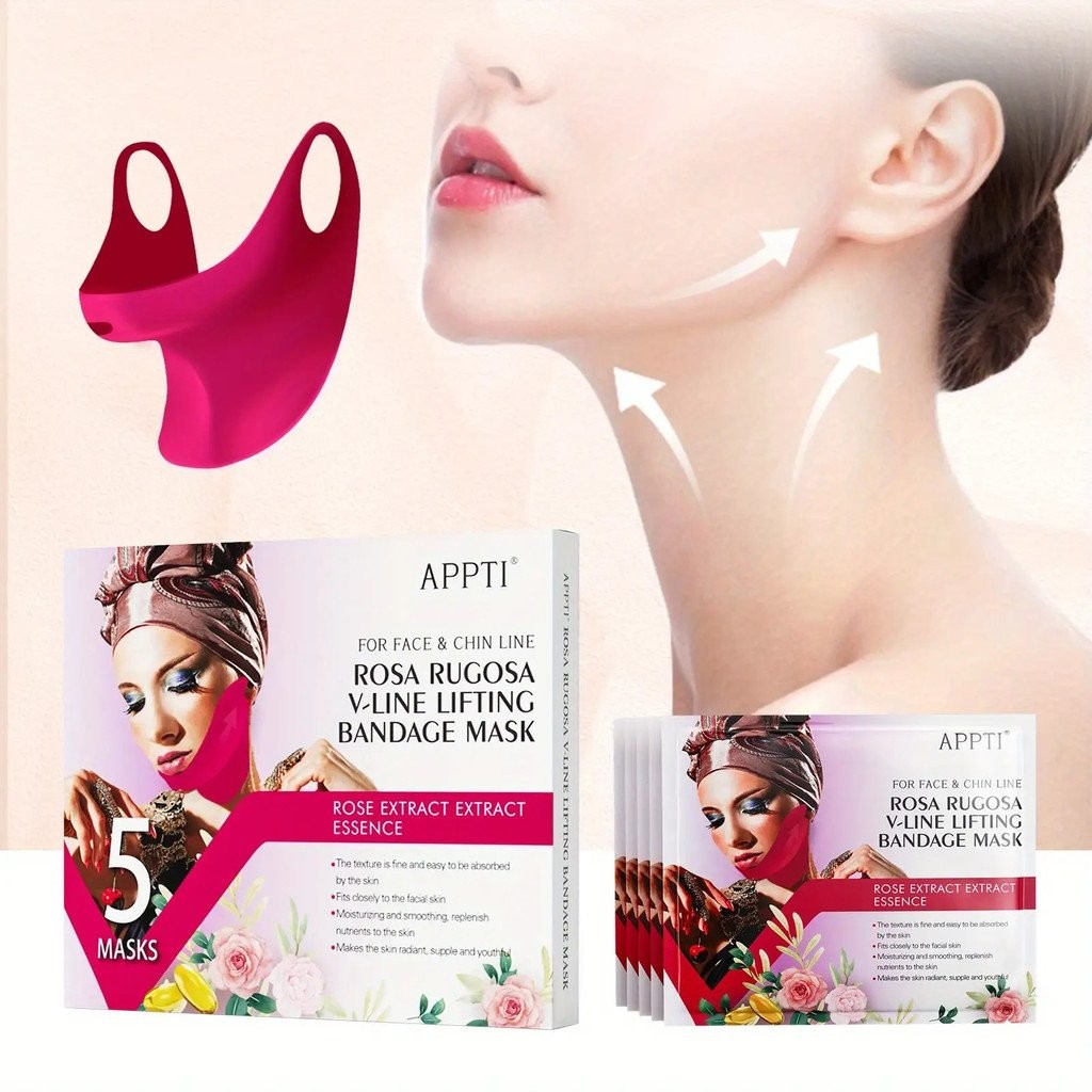 10 ชิ้น APPTI Overnight Collagen Mask Set-ของขวัญสุดยอดของคริสต์มาส ปีใหม่ และฮาโลวีน!ระบบยกรูปตัววี